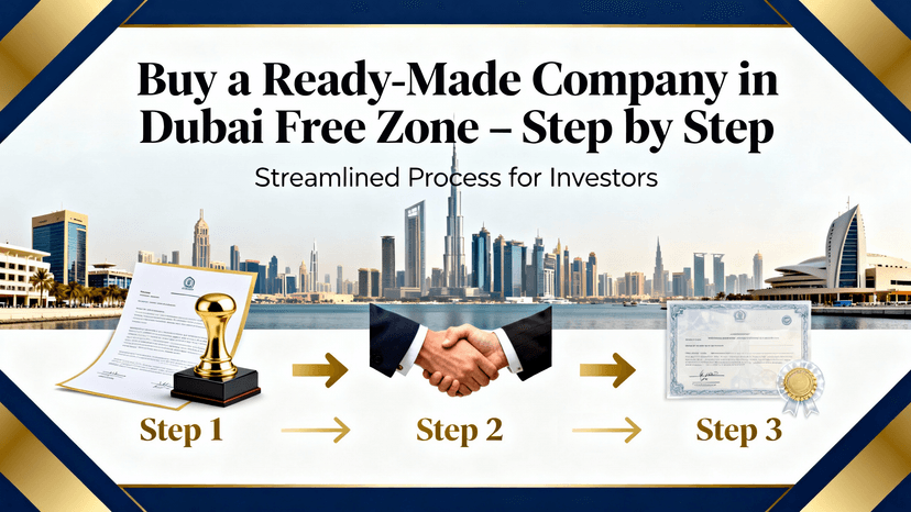 Buy a Ready Made Company in Dubai Free Zone Step by Step