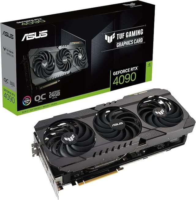 ASUS GEFORCE RTX 4090 24GB TUFF OC GAMING GRAPHICS CARD.