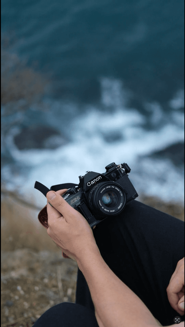 Canon AE-1 Film Camera - Coastal Edition